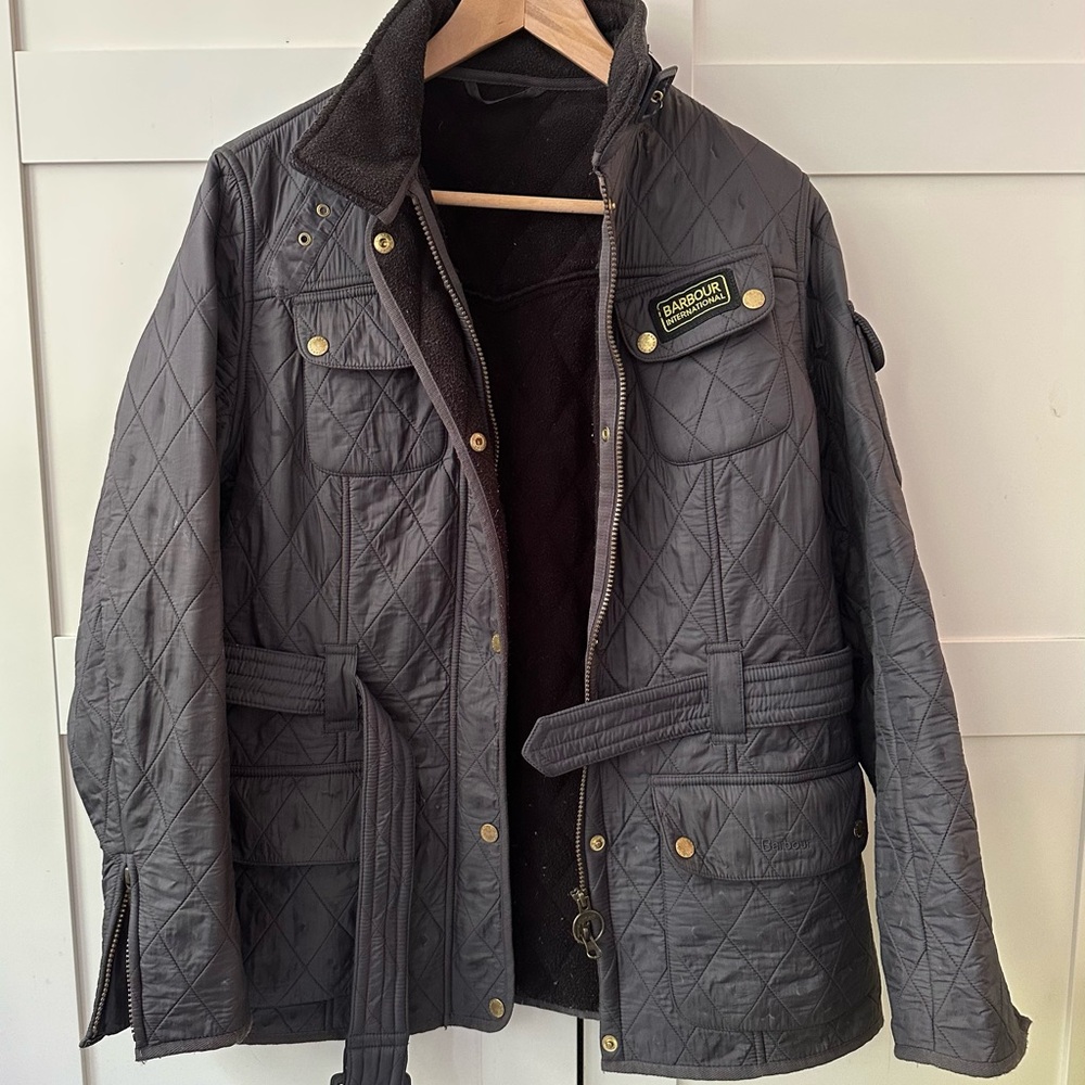Barbour woman’s Quilted Field Jacket - Charcoal